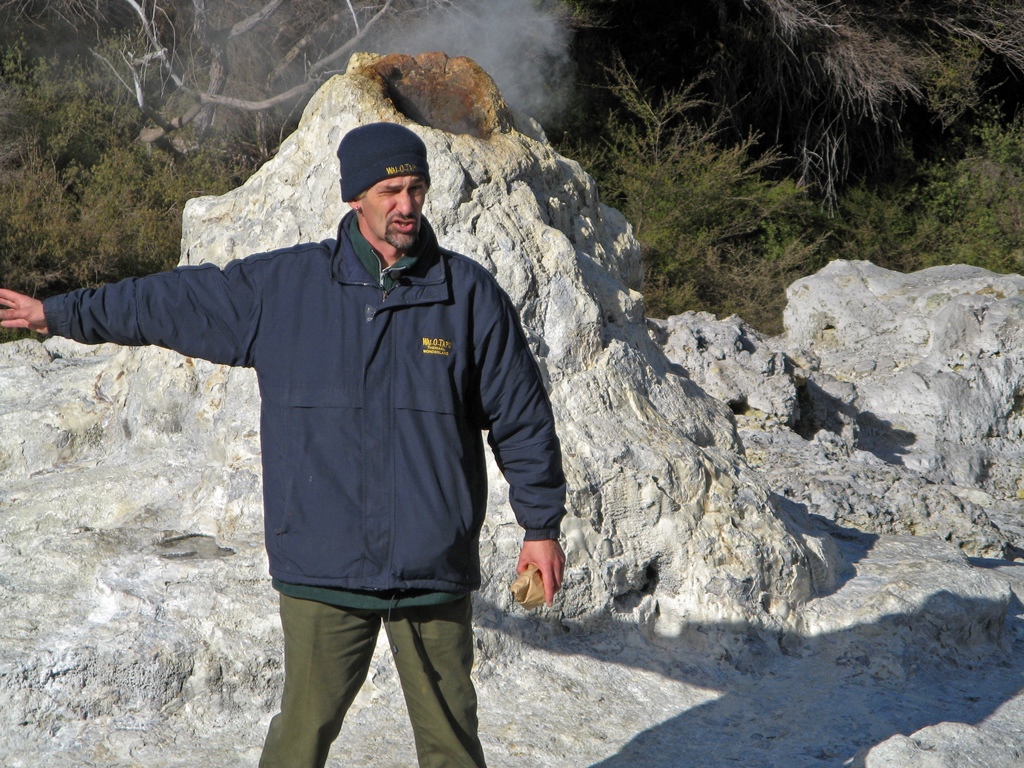 Presenter and Inactive Geyser